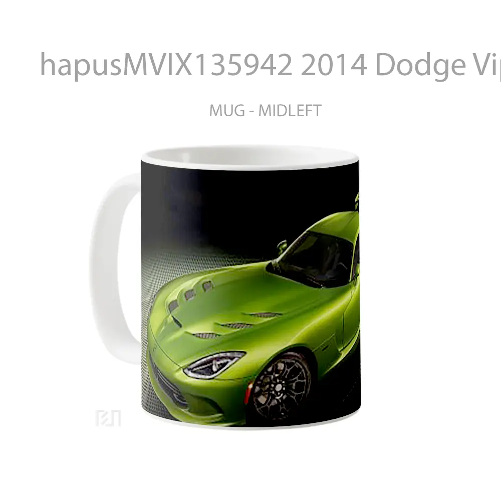 Mug 2014 Dodge Viper Srt Gelas Keramik Unik - All-side / Desain