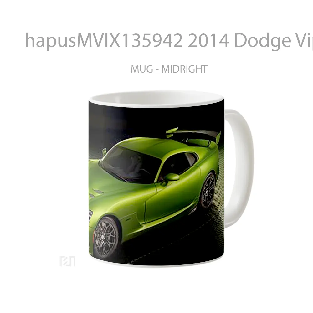 Mug 2014 Dodge Viper Srt Gelas Keramik Unik - All-side / Desain