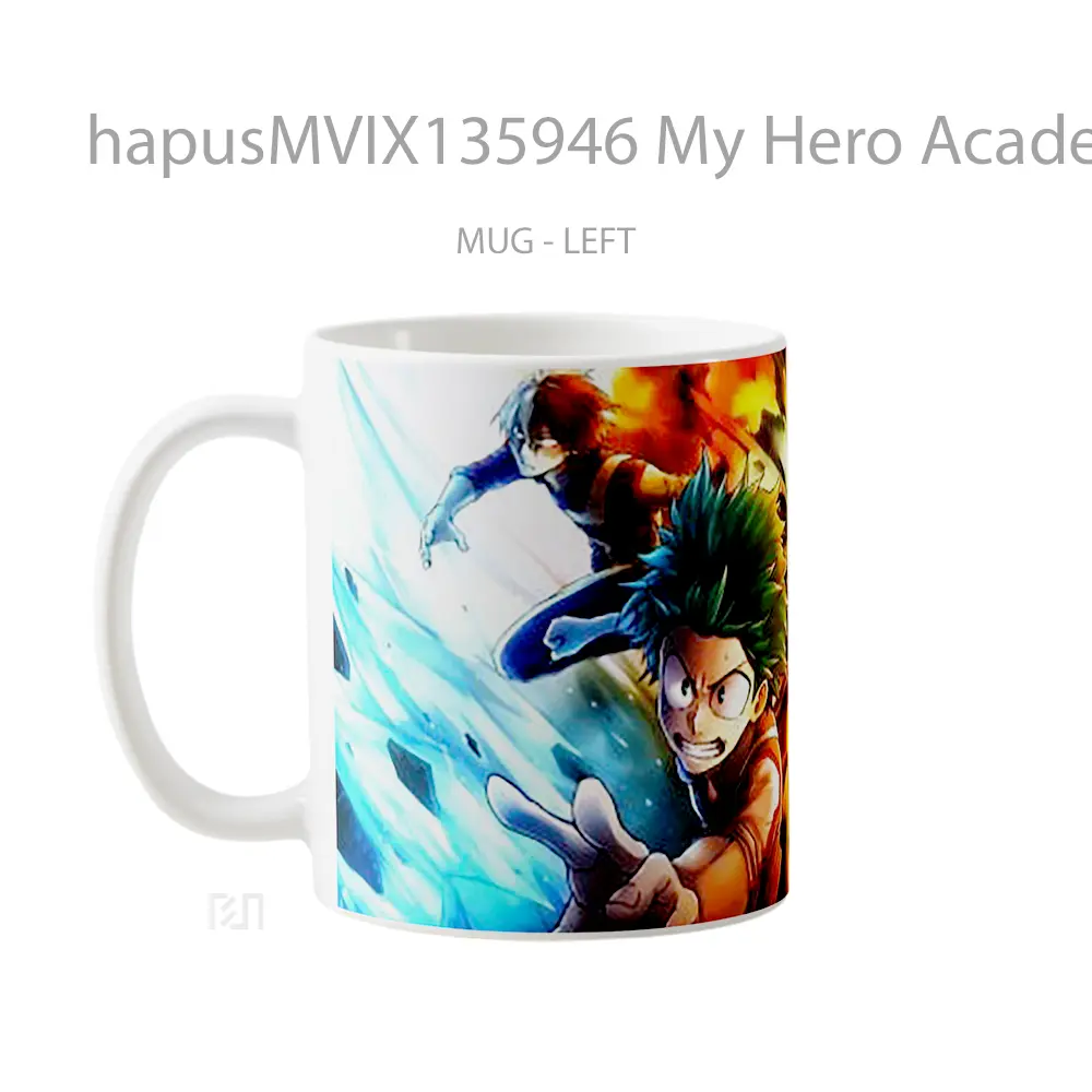 Mug My Hero Academia V2 Cangkir Anime - All-side / Desain