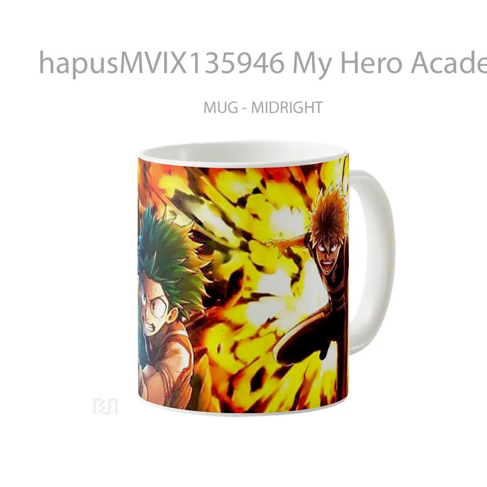 Mug My Hero Academia V2 Cangkir Anime - All-side / Desain