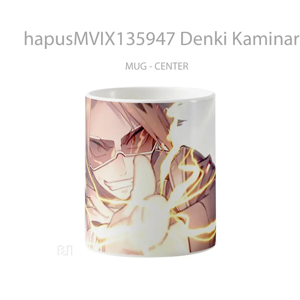 Mug Denki Kaminari My Hero Academia Cangkir Anime