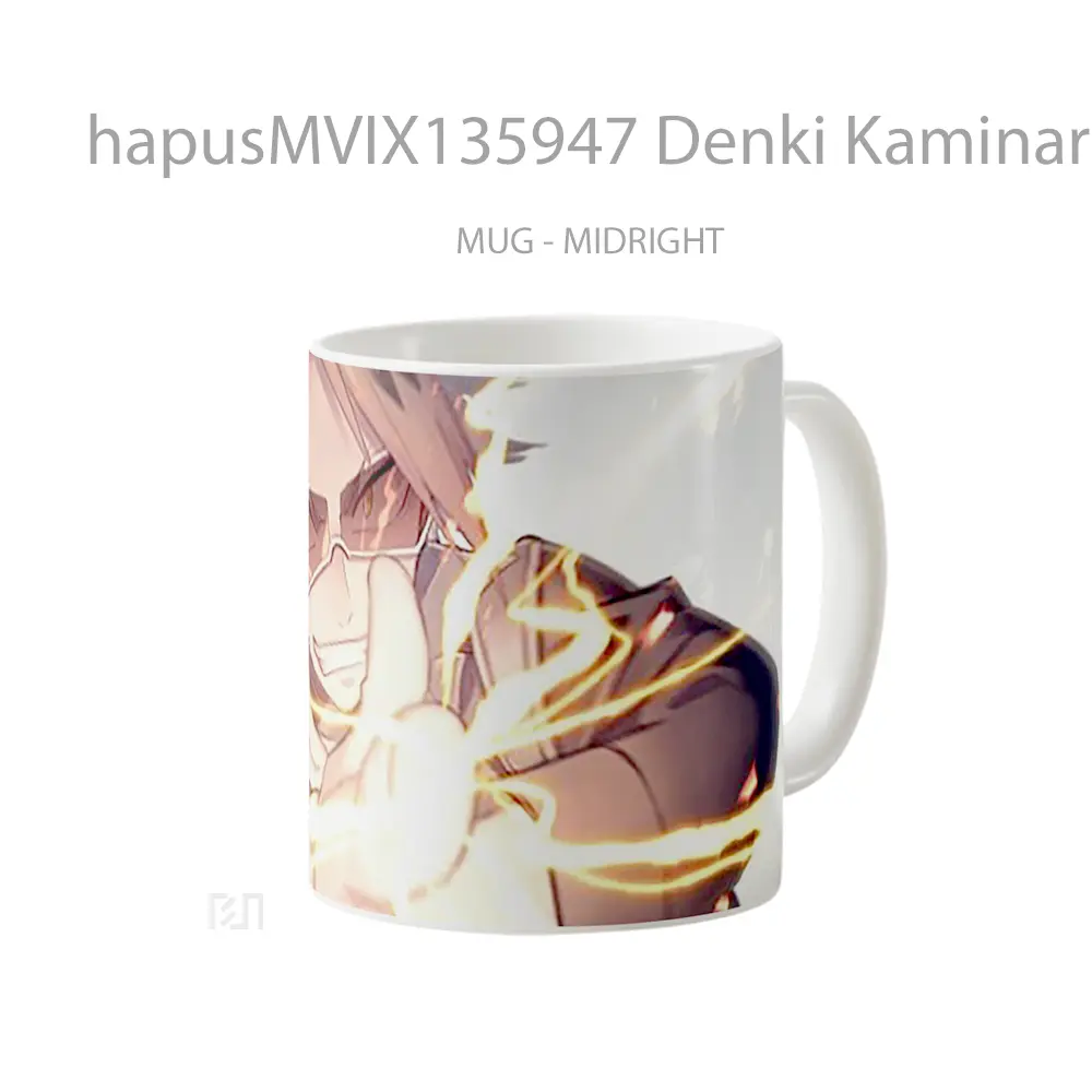 Mug Denki Kaminari My Hero Academia Cangkir Anime - All-side / Desain