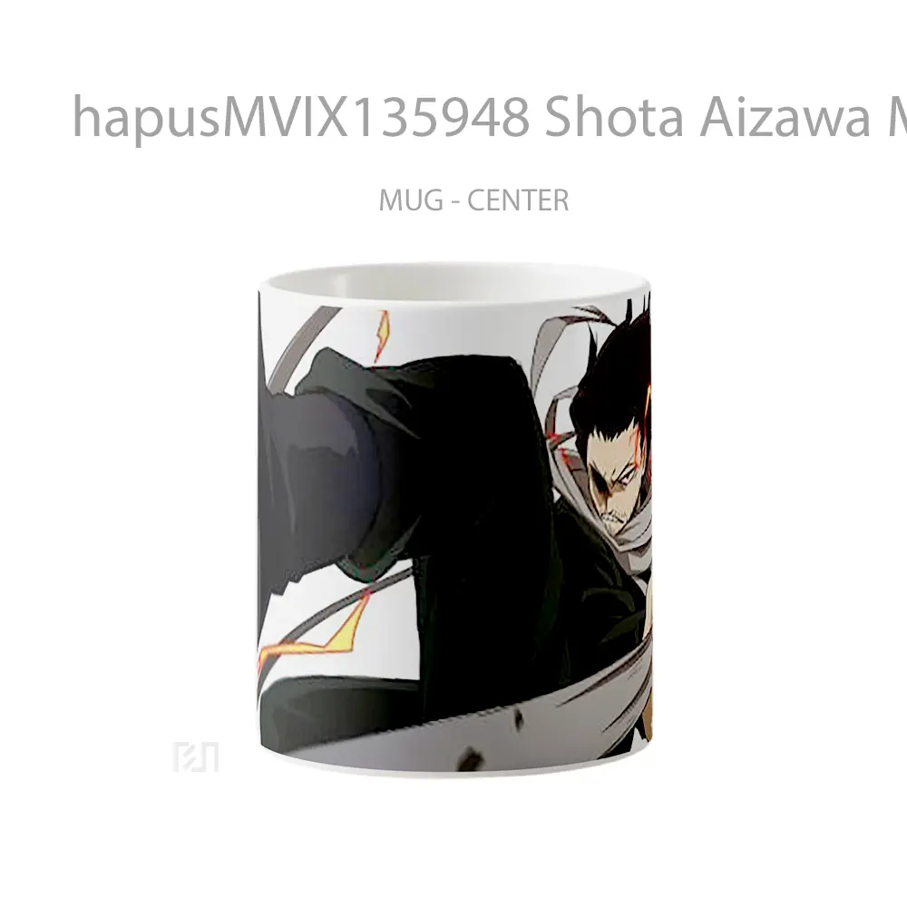 Mug Shota Aizawa My Hero Academia Cangkir Anime