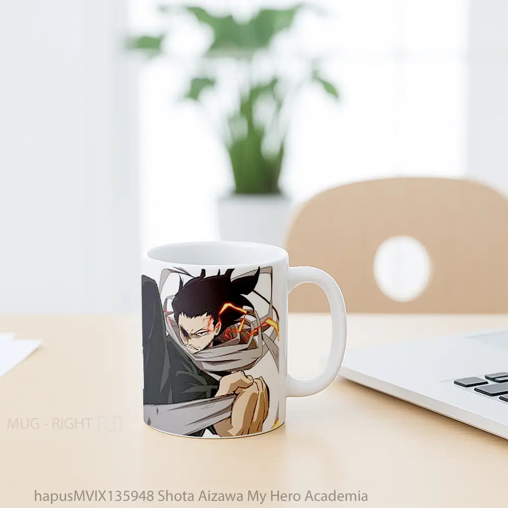 Mug Shota Aizawa My Hero Academia Cangkir Anime - All-side / Desain