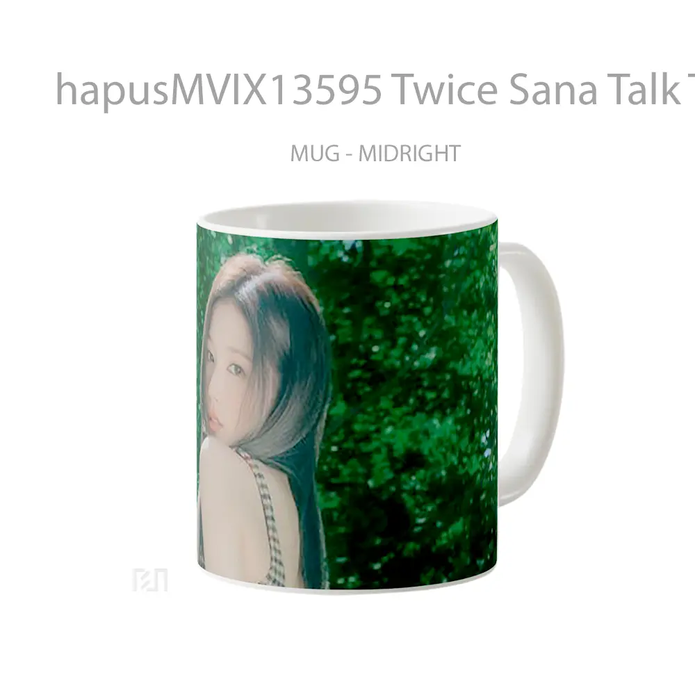 Mug Twice Sana Talk That Talk Gelas Keramik Unik - All-side / Desain