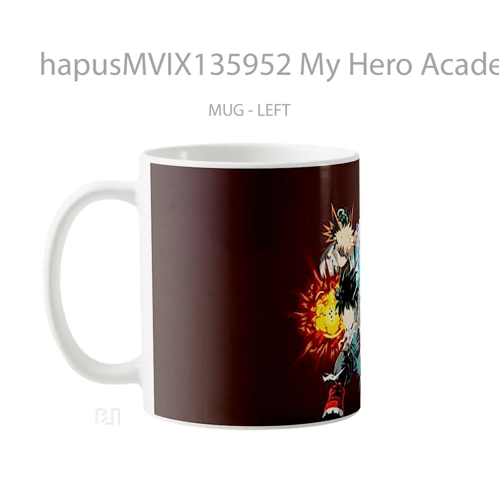Mug My Hero Academia Boku No Hero Academia V1 Cangkir Anime - All-side / Desain
