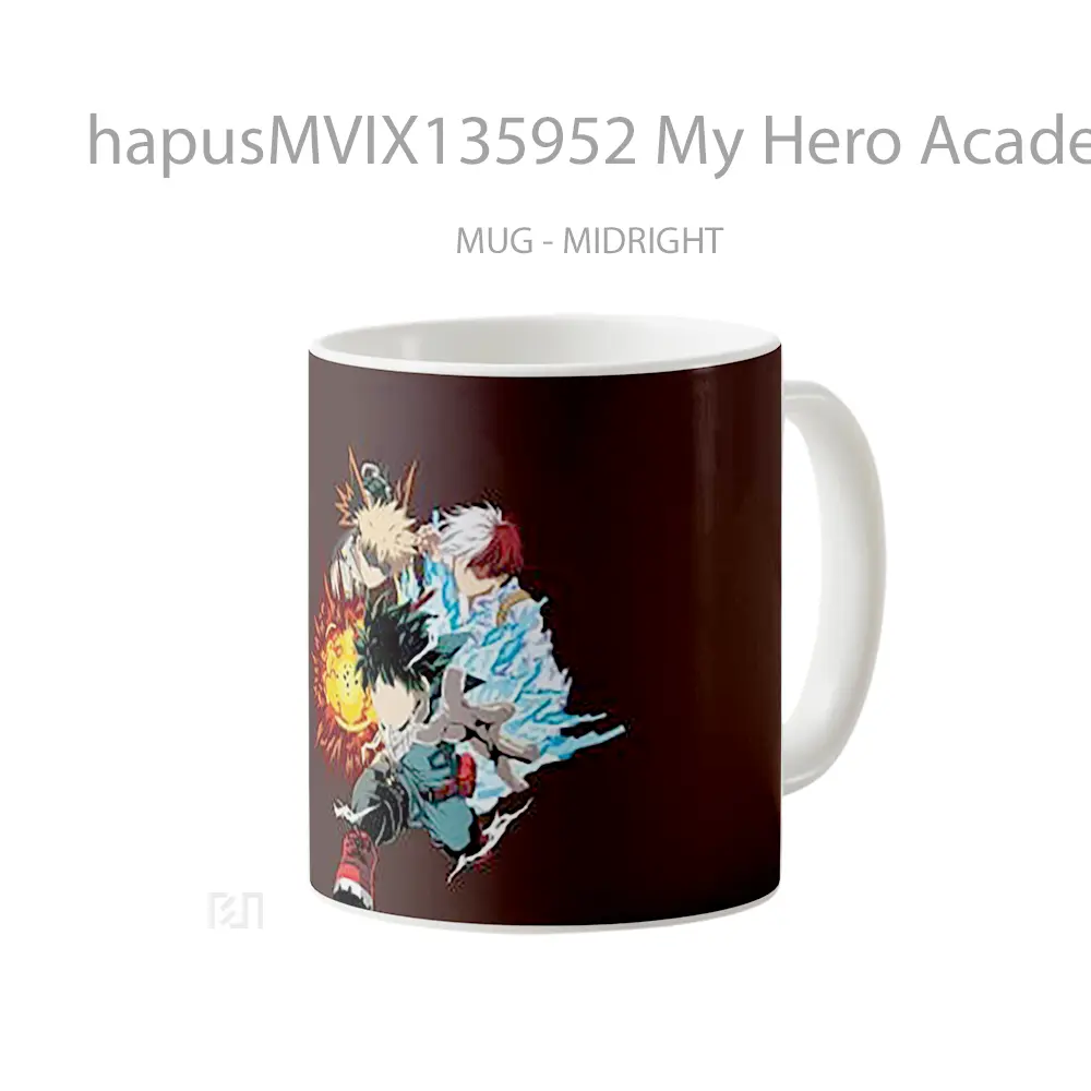 Mug My Hero Academia Boku No Hero Academia V1 Cangkir Anime - All-side / Desain