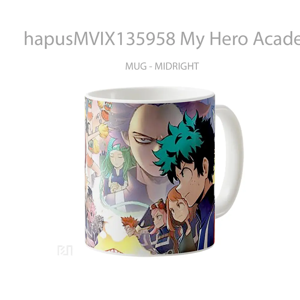Mug My Hero Academia Boku No Hero Academia V2 Cangkir Anime - All-side / Desain