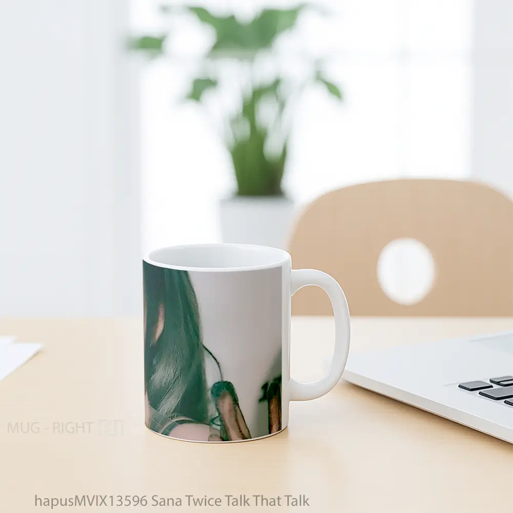 Mug Sana Twice Talk That Talk Gelas Keramik Unik - All-side / Desain