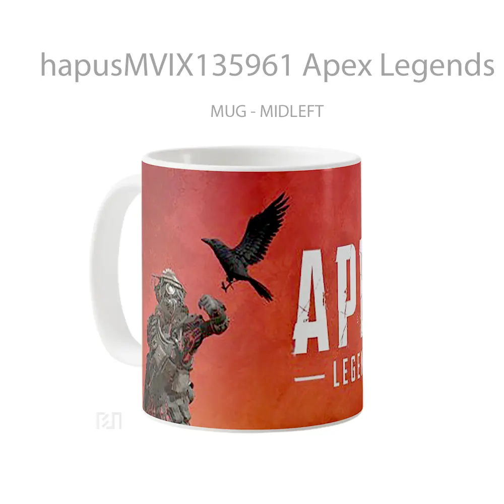 Mug Apex Legends Bloodhound Cangkir Gamer - All-side / Desain