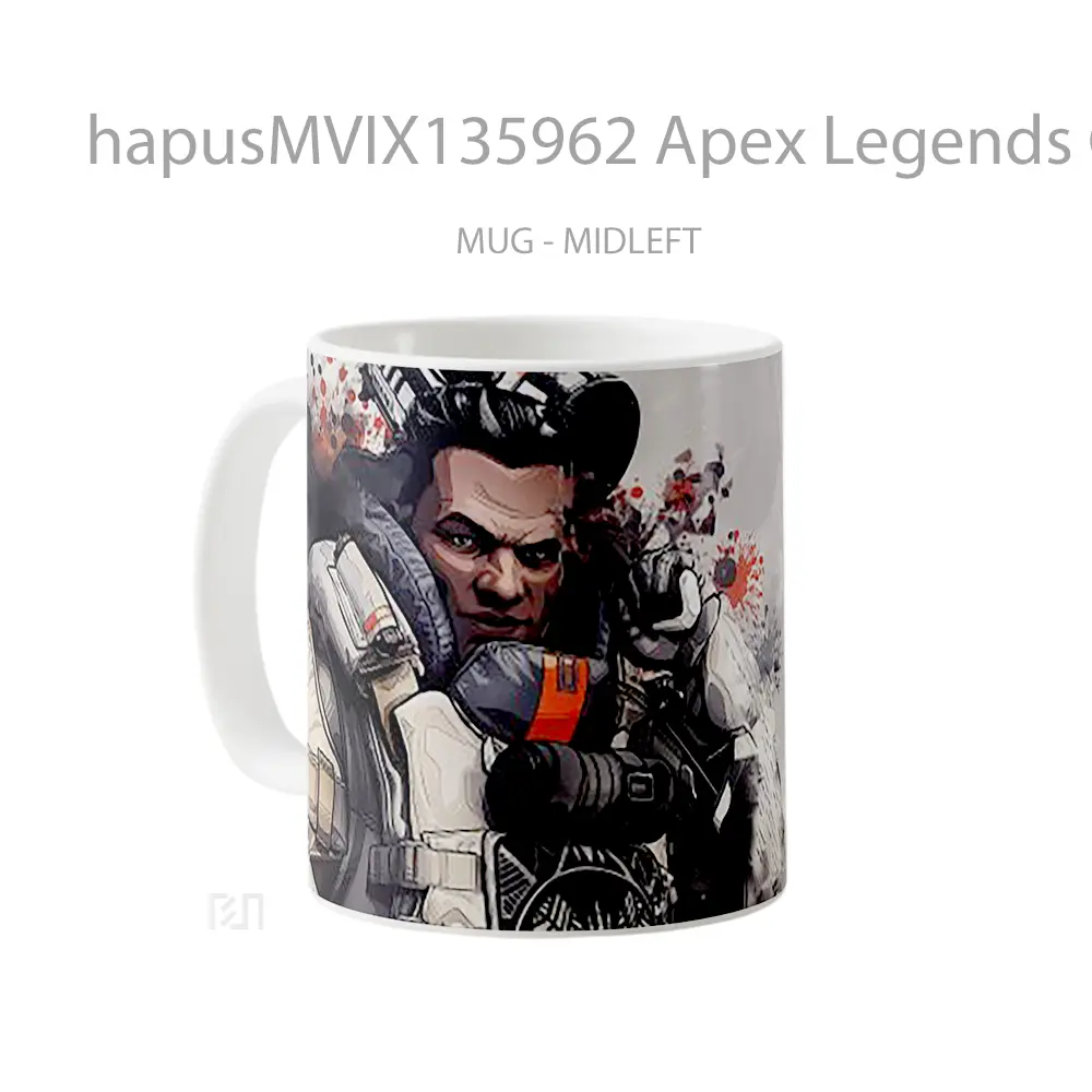 Mug Apex Legends Gibraltar Cangkir Gamer - All-side / Desain