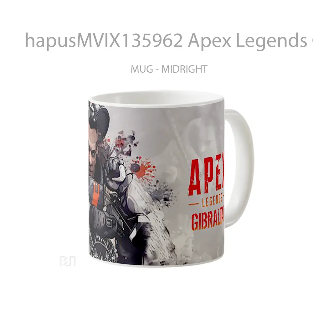 Mug Apex Legends Gibraltar Cangkir Gamer - All-side / Desain