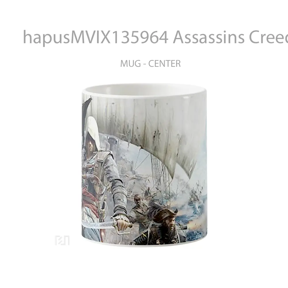 Mug Assassins Creed 4 Black Flag Cangkir Gamer