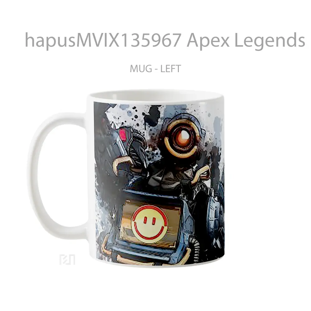 Mug Apex Legends Pathfinder Cangkir Gamer - All-side / Desain