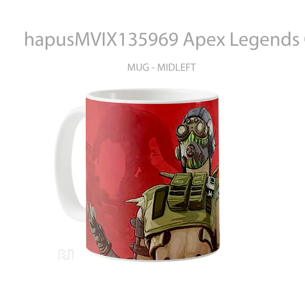 Mug Apex Legends Octane V2 Cangkir Gamer - All-side / Desain