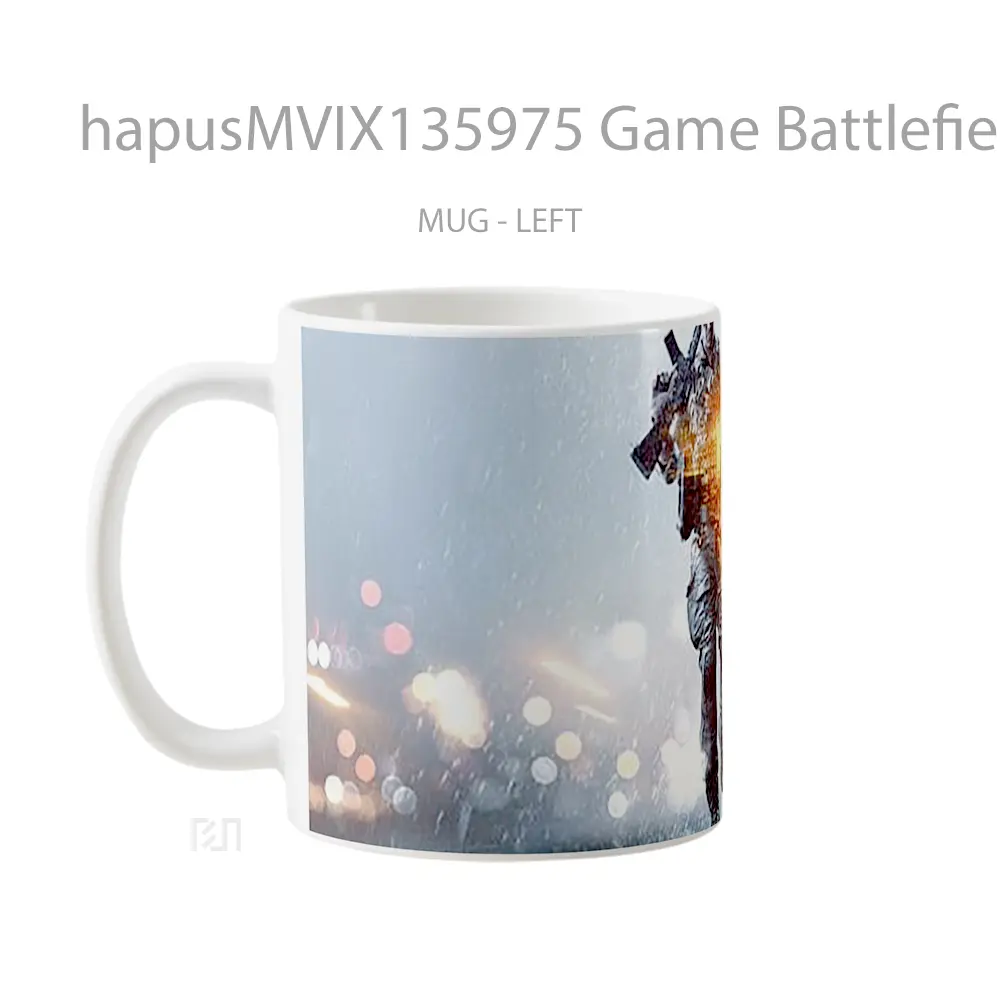 Mug Game Battlefield 4 Cangkir Gamer - All-side / Desain