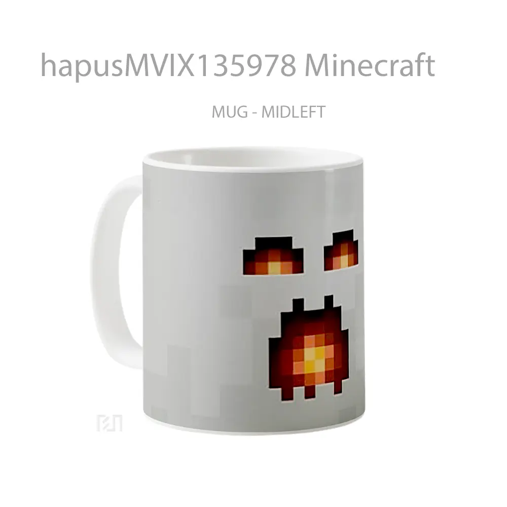 Mug Minecraft Cangkir Gamer - All-side / Desain