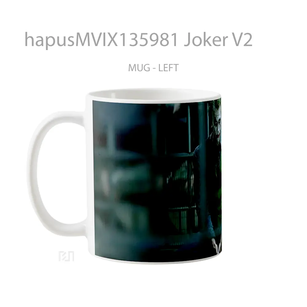 Mug Joker V2 Gelas Superhero - All-side / Desain