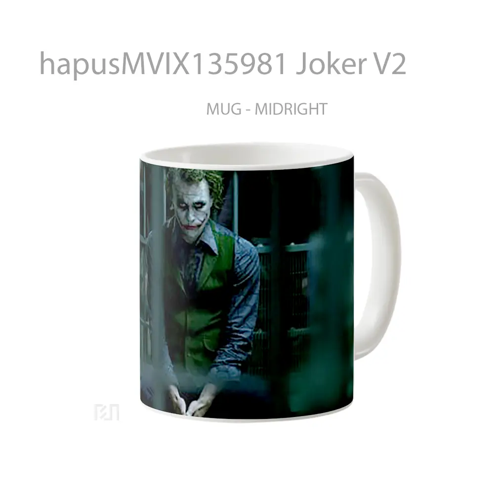Mug Joker V2 Gelas Superhero - All-side / Desain