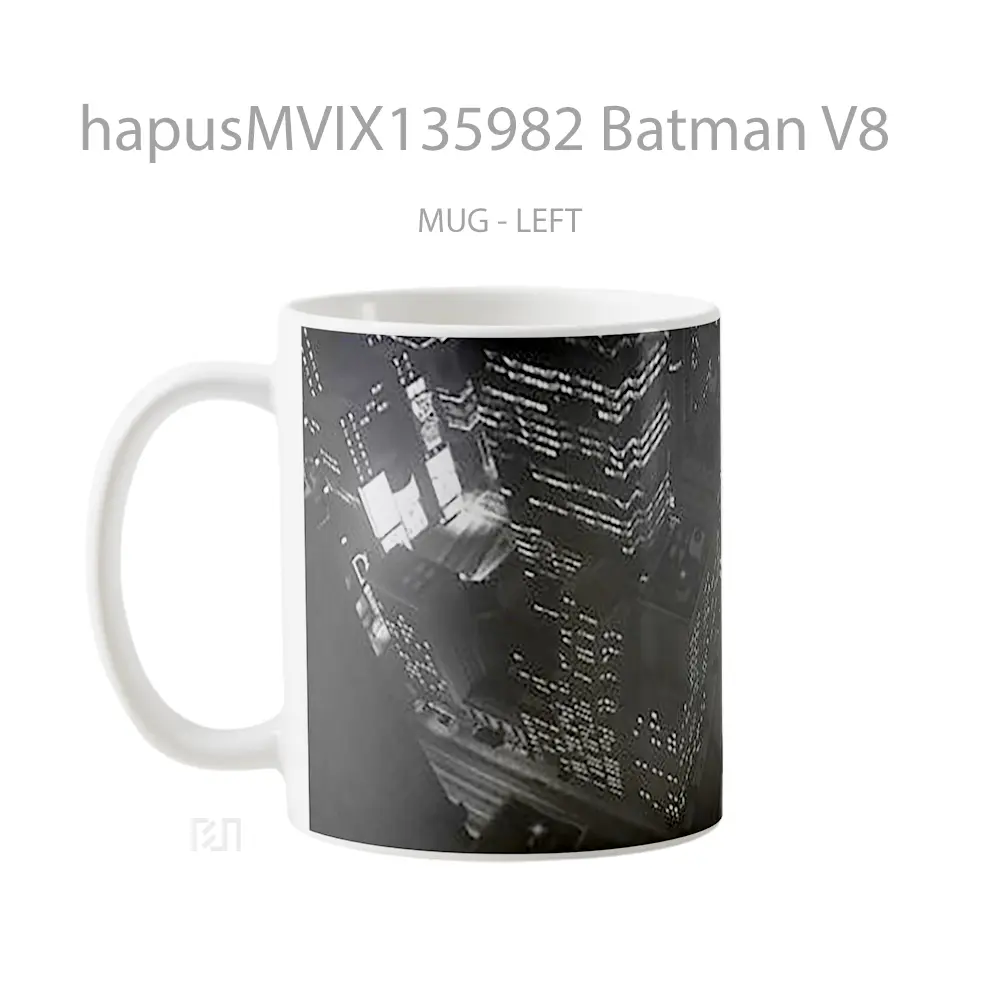 Mug Batman V8 Gelas Superhero - All-side / Desain