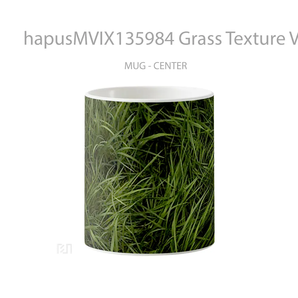 Mug Grass Texture V2 Gelas Keramik Unik