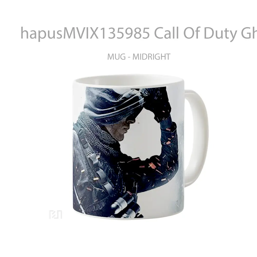 Mug Call Of Duty Ghosts Cangkir Gamer - All-side / Desain