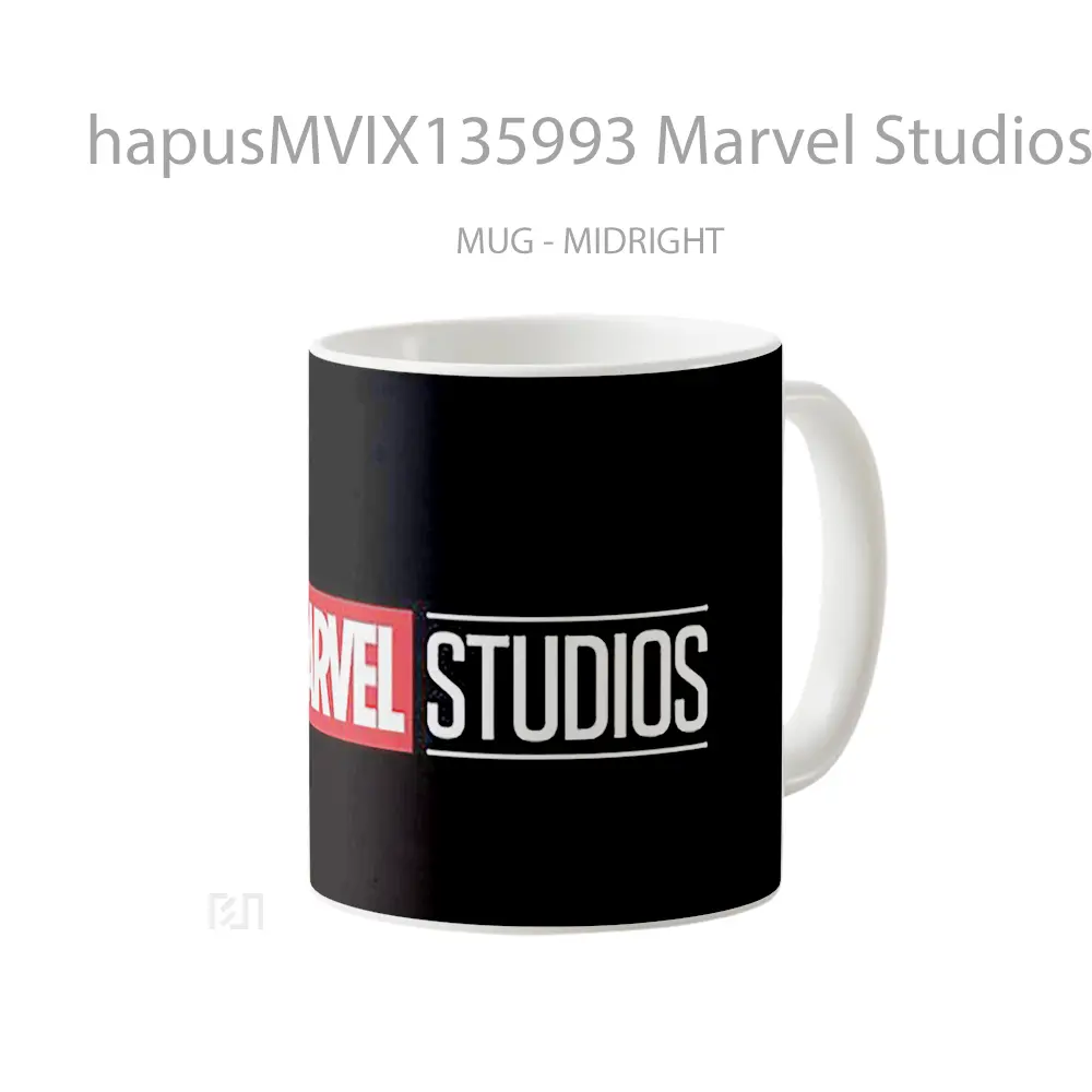 Mug Marvel Studios New Logo Gelas Superhero - All-side / Desain