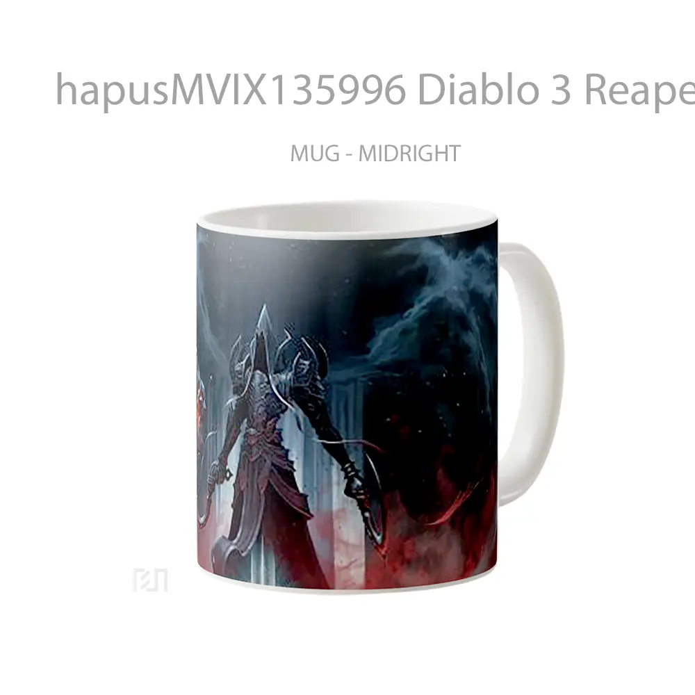 Mug Diablo 3 Reaper Of Souls Gelas Keramik Unik - All-side / Desain