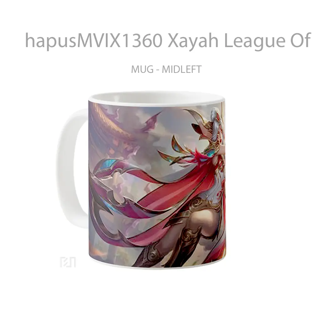 Mug Xayah League Of Legends V1 Cangkir Gamer - All-side / Desain
