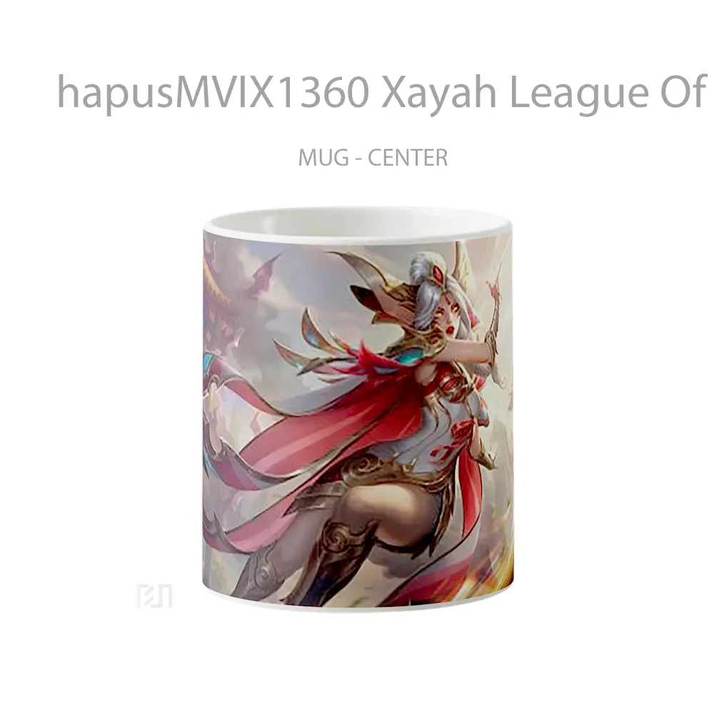 Mug Xayah League Of Legends V1 Cangkir Gamer