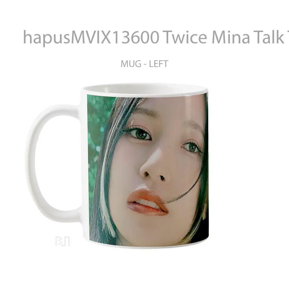 Mug Twice Mina Talk That Talk Gelas Keramik Unik - All-side / Desain