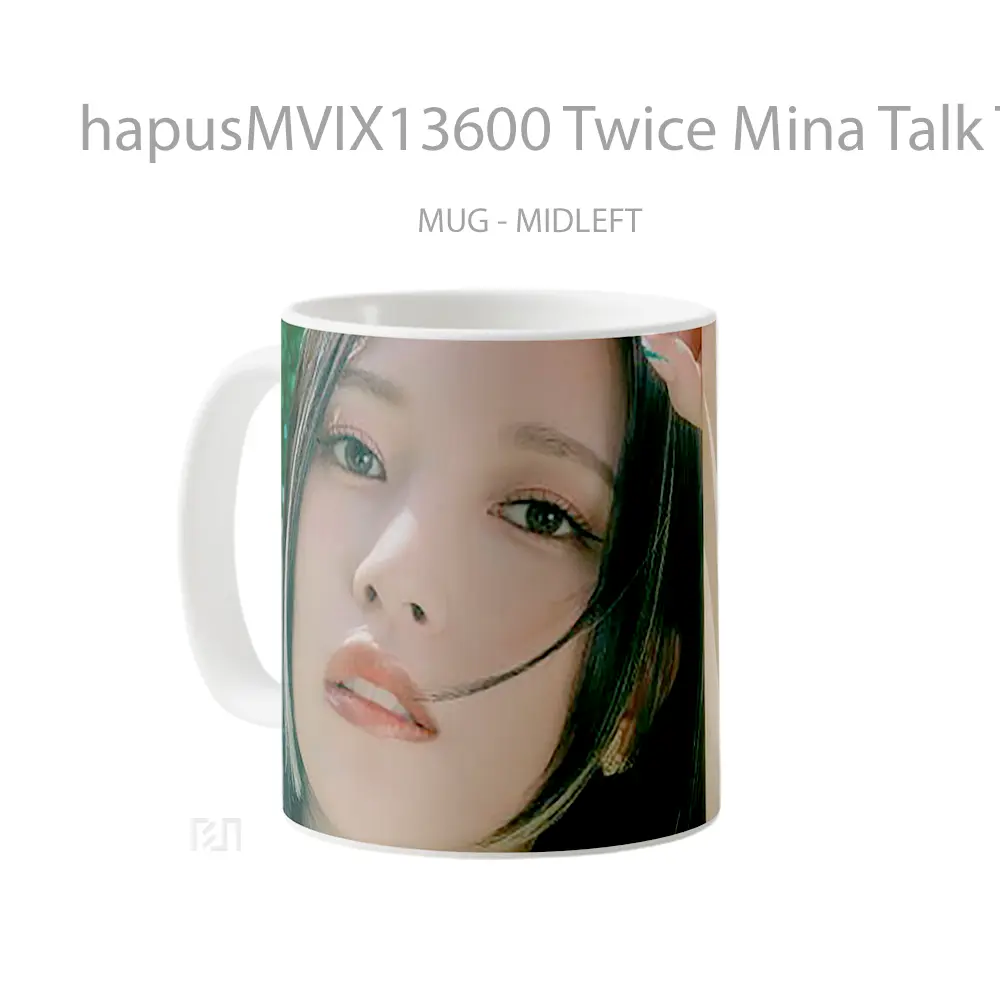 Mug Twice Mina Talk That Talk Gelas Keramik Unik - All-side / Desain