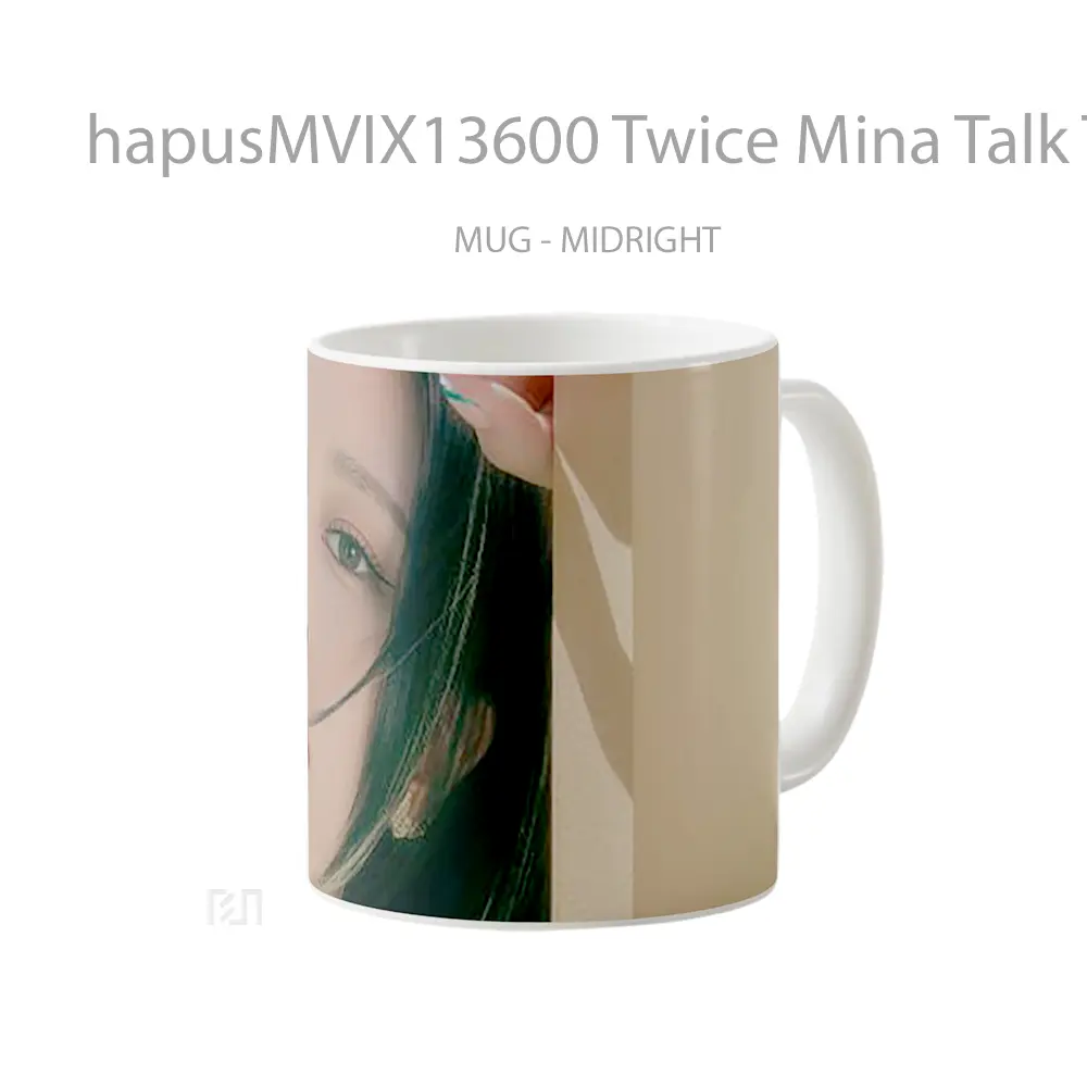 Mug Twice Mina Talk That Talk Gelas Keramik Unik - All-side / Desain