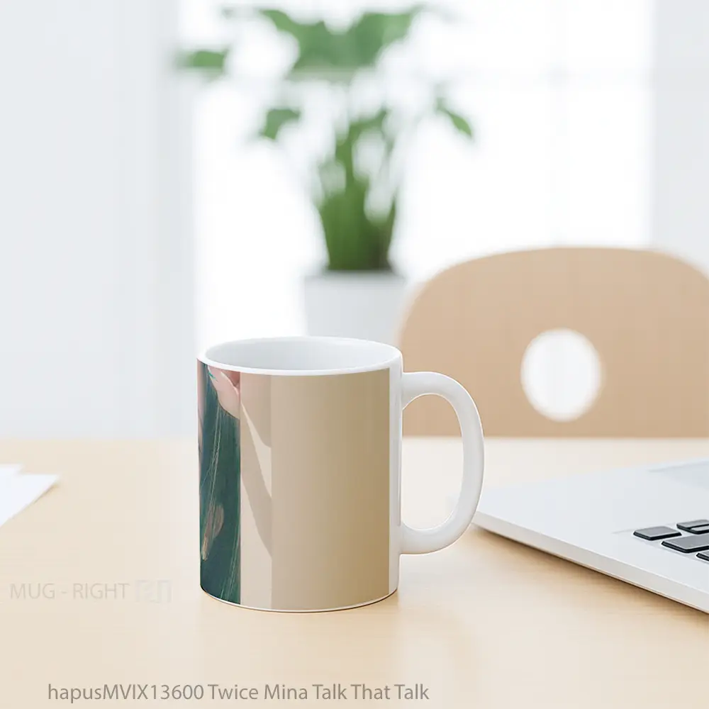 Mug Twice Mina Talk That Talk Gelas Keramik Unik - All-side / Desain