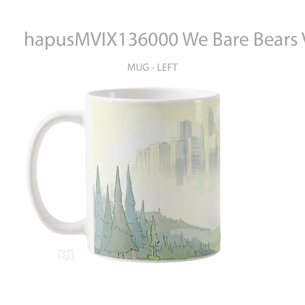 Mug We Bare Bears V4 Gelas Hewan Lucu - All-side / Desain