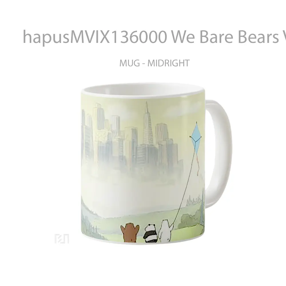 Mug We Bare Bears V4 Gelas Hewan Lucu - All-side / Desain