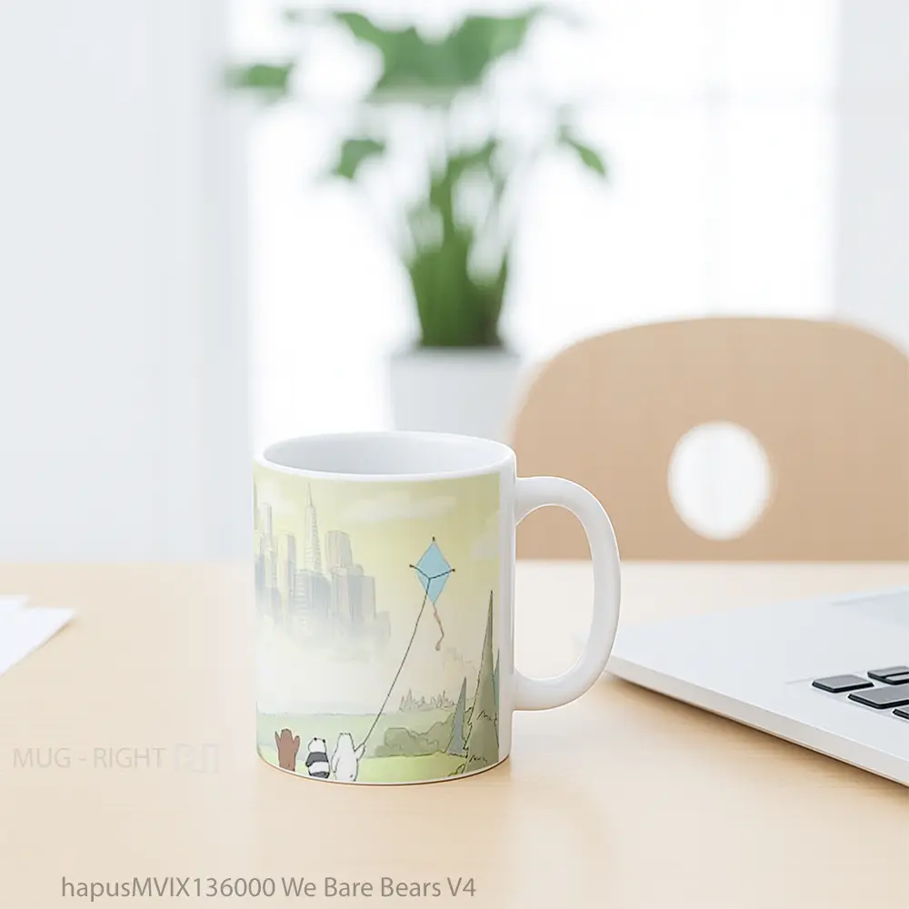 Mug We Bare Bears V4 Gelas Hewan Lucu - All-side / Desain
