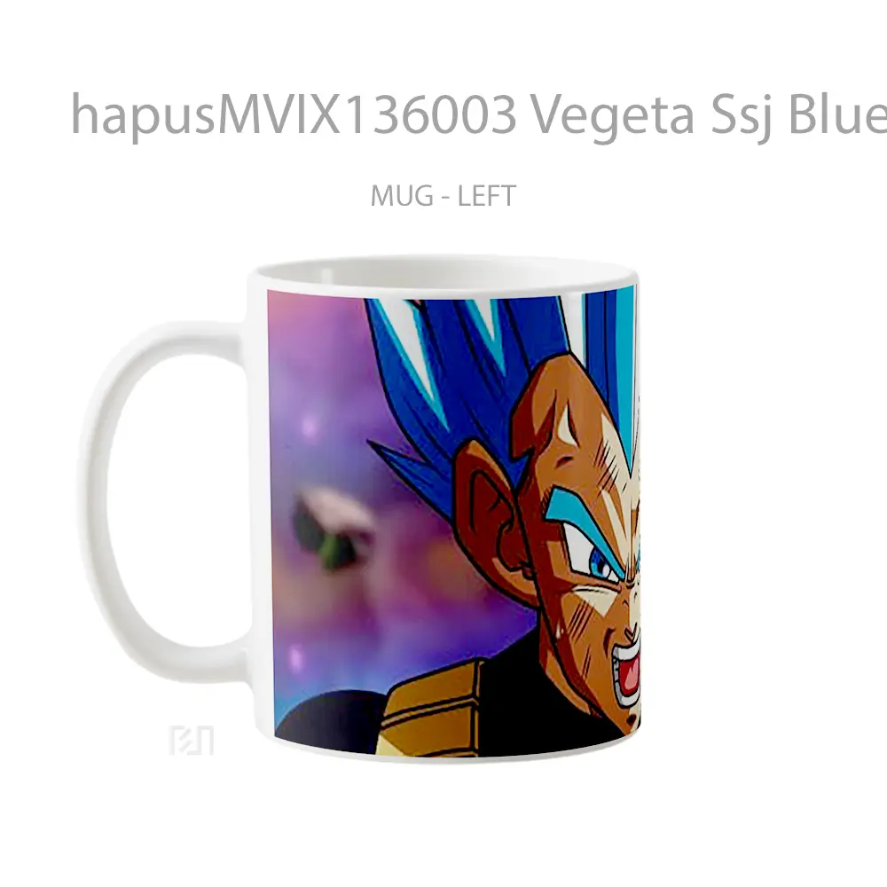 Mug Vegeta Ssj Blue Dragon Ball Super Cangkir Anime - All-side / Desain