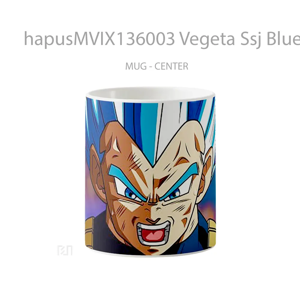 Mug Vegeta Ssj Blue Dragon Ball Super Cangkir Anime