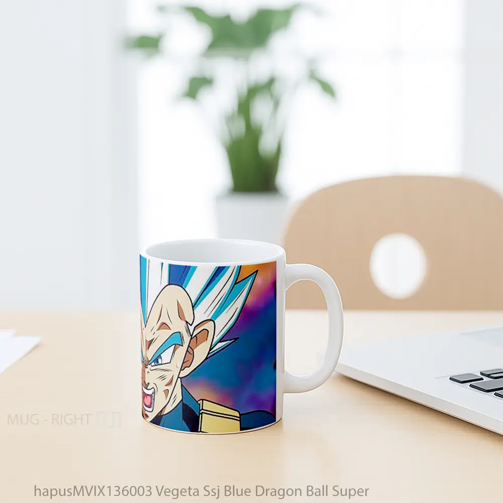 Mug Vegeta Ssj Blue Dragon Ball Super Cangkir Anime - All-side / Desain