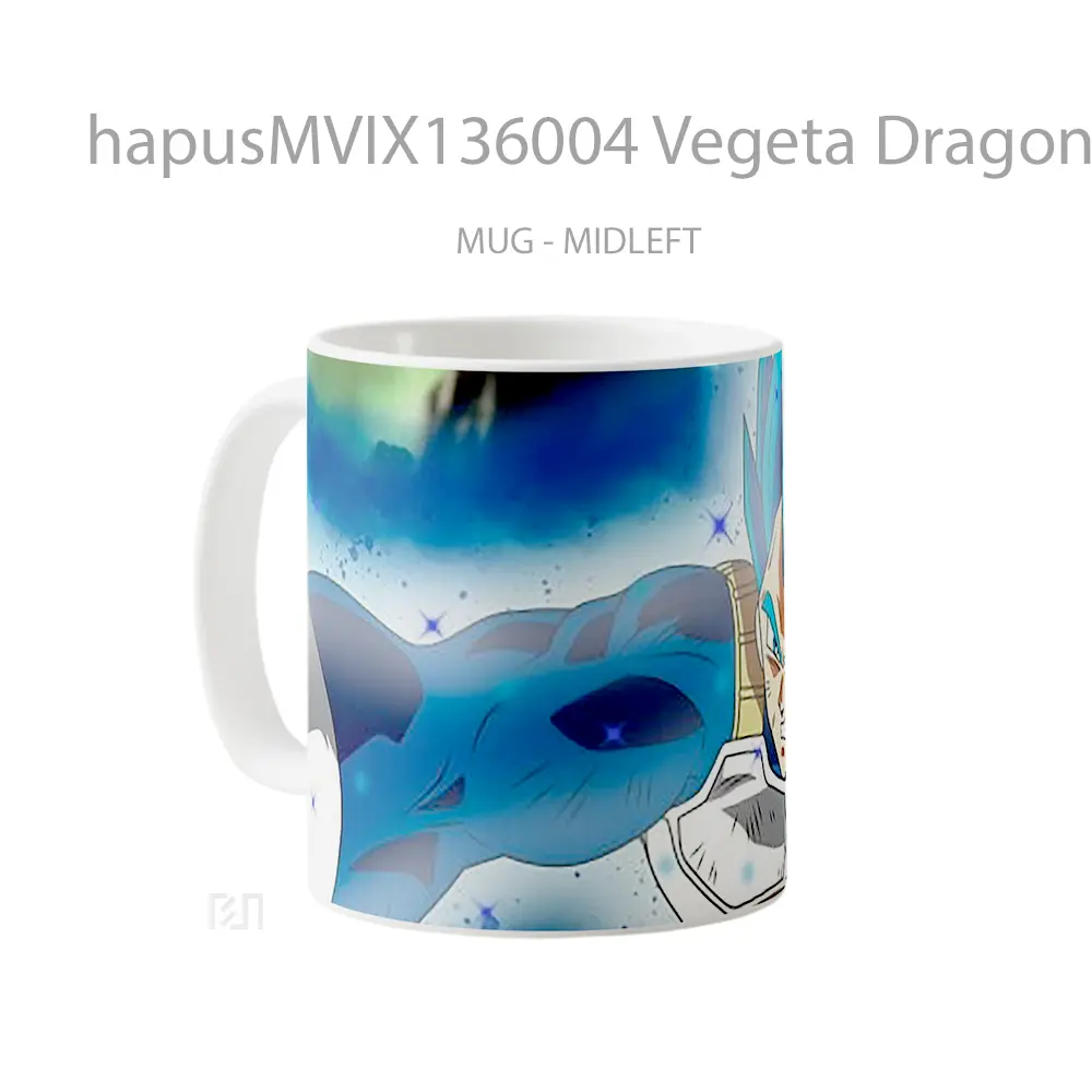 Mug Vegeta Dragon Ball Super Cangkir Anime - All-side / Desain