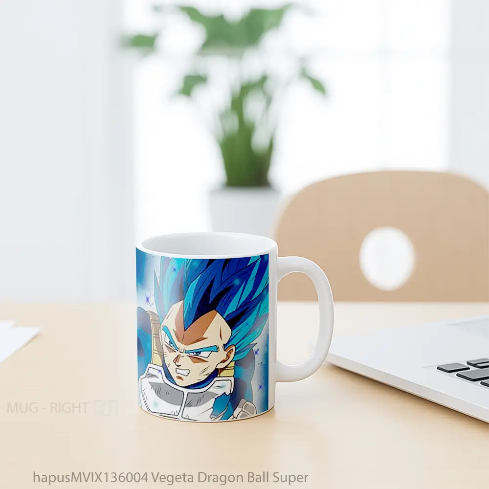 Mug Vegeta Dragon Ball Super Cangkir Anime - All-side / Desain