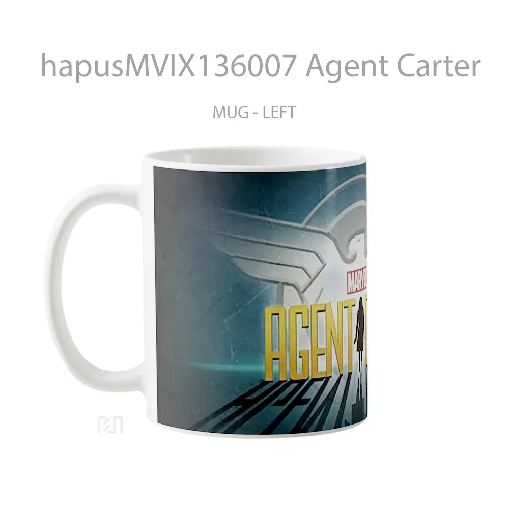 Mug Agent Carter Gelas Keramik Unik - All-side / Desain