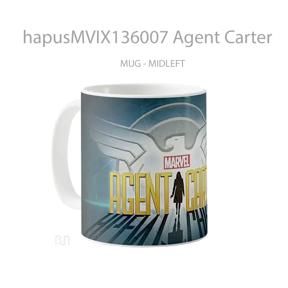Mug Agent Carter Gelas Keramik Unik - All-side / Desain