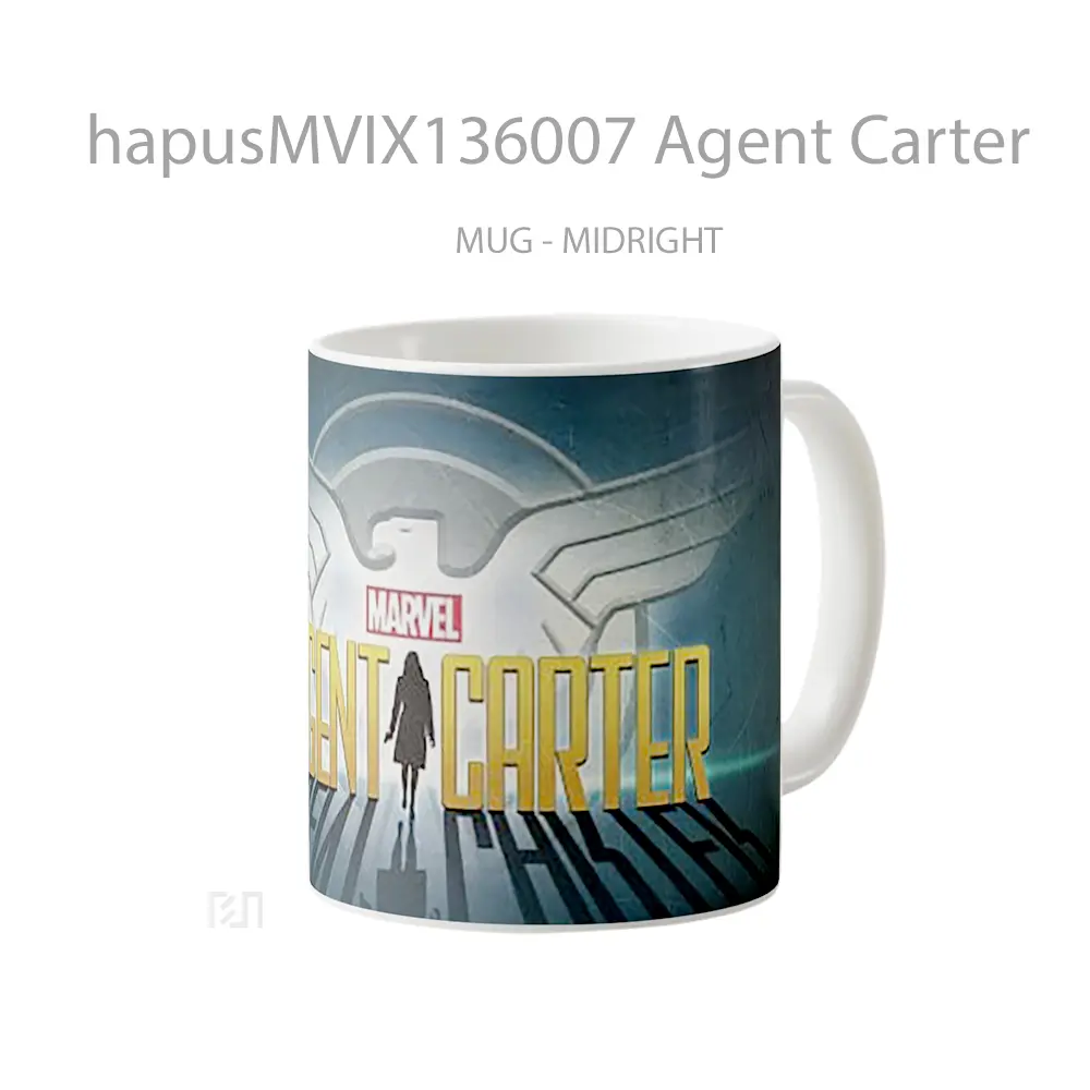 Mug Agent Carter Gelas Keramik Unik - All-side / Desain