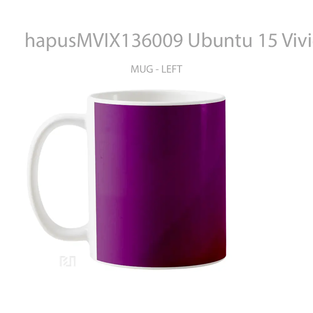 Mug Ubuntu 15 Vivid Vervet Gelas Keramik Unik - All-side / Desain