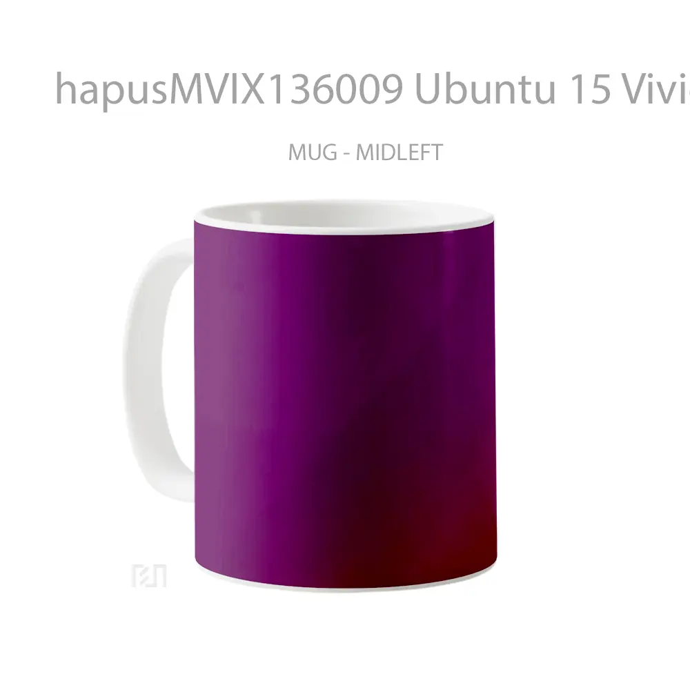 Mug Ubuntu 15 Vivid Vervet Gelas Keramik Unik - All-side / Desain