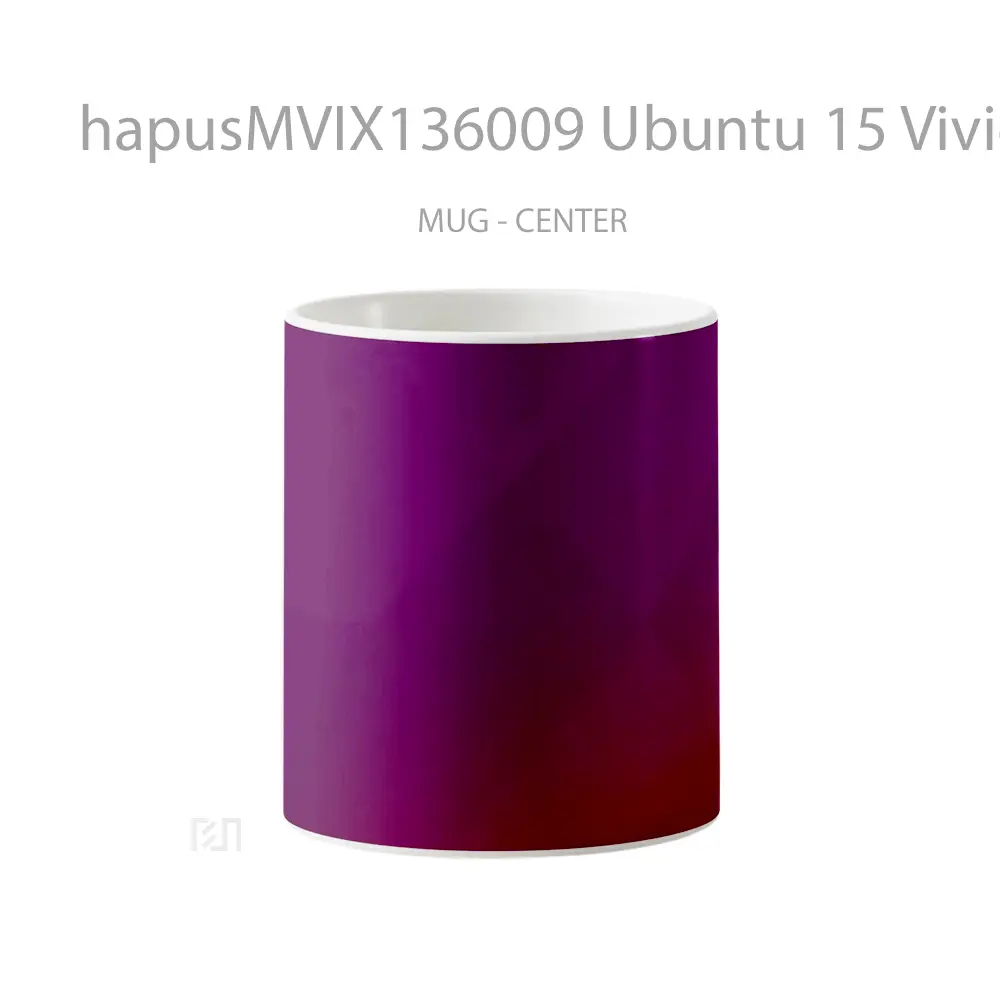 Mug Ubuntu 15 Vivid Vervet Gelas Keramik Unik
