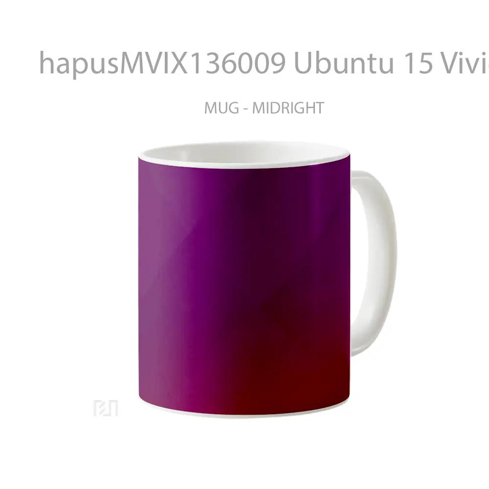 Mug Ubuntu 15 Vivid Vervet Gelas Keramik Unik - All-side / Desain