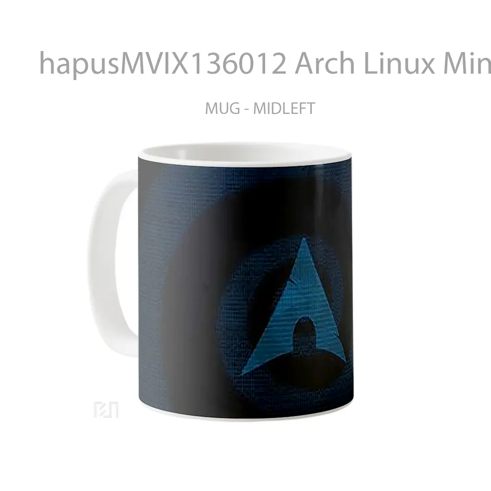 Mug Arch Linux Minimalism Gelas Keramik Unik - All-side / Desain